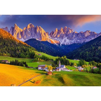 Enjoy Church in Dolomites Mountains Italy 1000 dielov