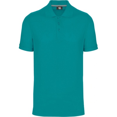 Designed To Work pánská nežmolkující polokošile Finish Teal Blue