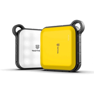 Външна батерия с USB-A и USB-C портове с технология за бързо зареждане и LED лампа - Tactical BadAss Power Bank 10050 mAh 18W (черен-жълт) (57983104111)