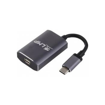 LMP USB-C to MiniDisplay Port Adapter - адаптер за свързване от USB-C към MiniDisplay Port (тъмносив)