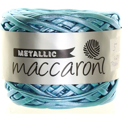 Maccaroni Metallic světle tyrkysová 05