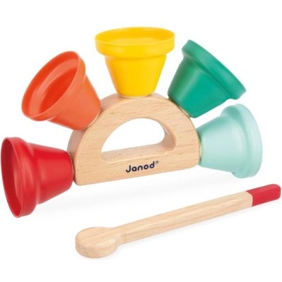 Janod Gioia Дървен музикален инструмент за деца Камбанки