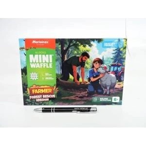 Marioinex Mini Waffle 100pc Farmer Forest Rescue Operation