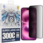 LITO Протектор за iPhone 16 Plus - Lito D+ Max Privacy 300C - Черен