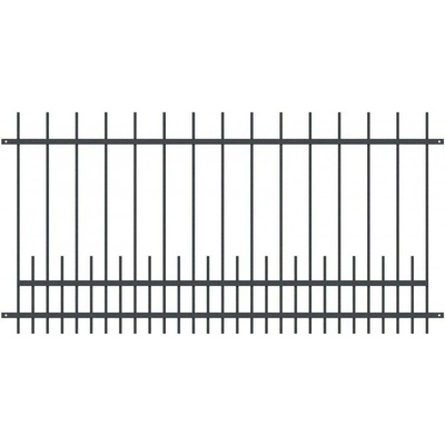 Kovové plotové pole PLP03 š. 2500 x v. 1200 mm