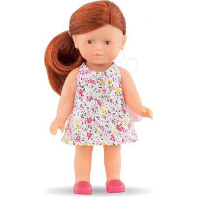 Corolle Mini Corolline Rosy Les Trendies s hnědýma očima a žluté kytičky na šatech 20 cm – Zbozi.Blesk.cz