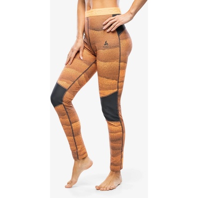 Odlo BL BOTTOM LONG WHISTLER ECO oranžová čierna