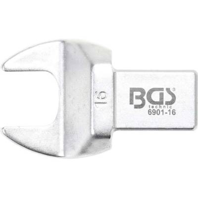 BGS Technic Nástrčný plochý otevřený klíč 16 mm s upnutím 14x18 mm BGS 6901-16