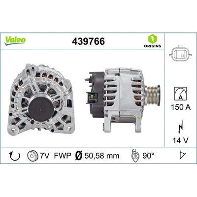 VALEO Alternátor VALEO 439766