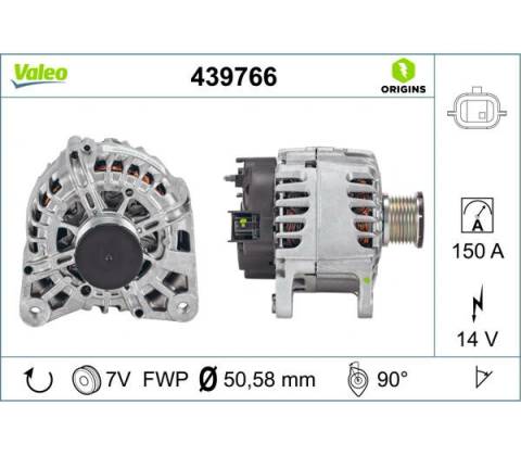 VALEO Alternátor VALEO 439766