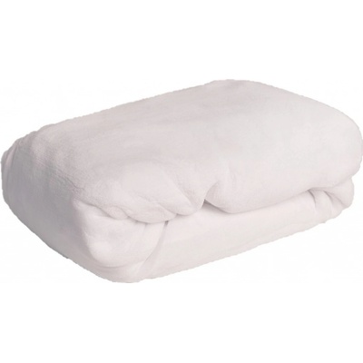 Jerry Fabrics Mikroplyš prostěradlo bílá Polyester 180x200 ST-911827