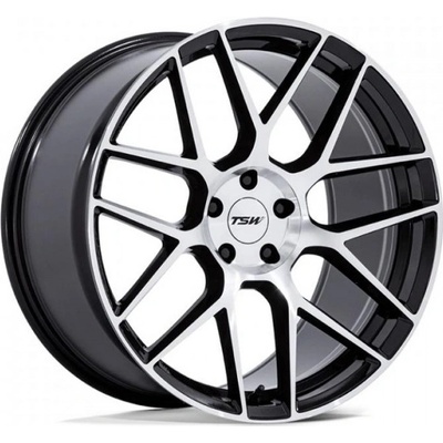 TSW TW002 LASARTHE 9x22 5x114.3 ET38 Gloss black Machined