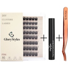 GloryStyles Segmentové řasy FT06 multipack