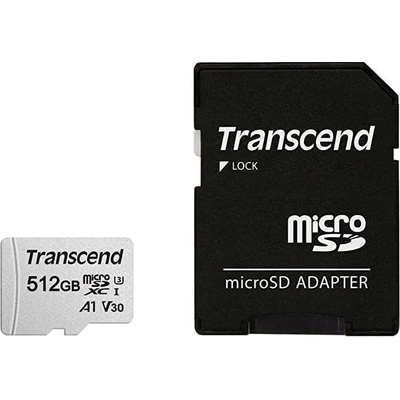 Transcend microSDXC 512GB UHS-I/U3-A1 TS512GUSD300S-A
