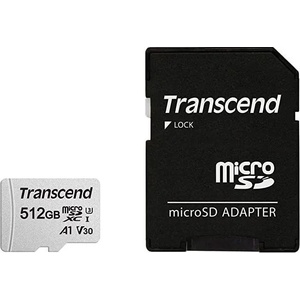 Transcend microSDXC 512GB UHS-I/U3-A1 TS512GUSD300S-A
