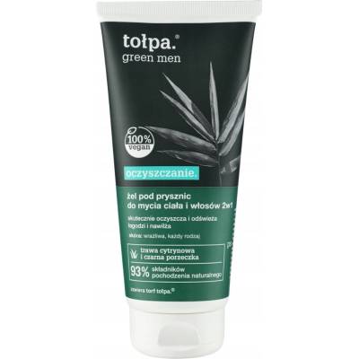 Sprchový gél Tołpa Men Čistiaci gél na umývanie tela a vlasov 2v1 200 ml