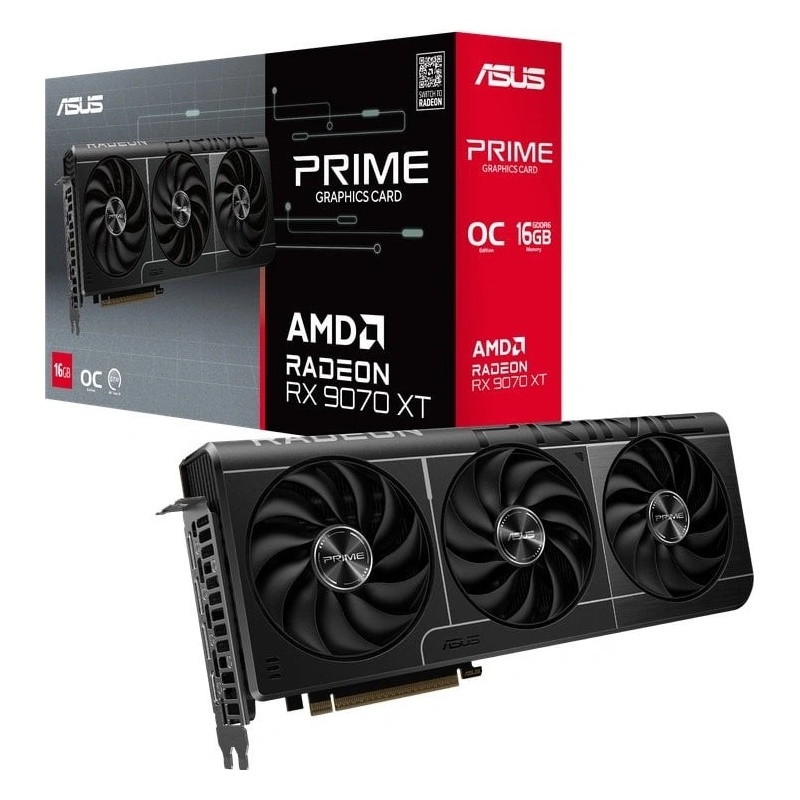 Asus PRIME Radeon RX 9070 XT OC 16GB GDDR6 90YV0L71-M0NA00