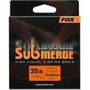 FOX Splietaná šnúra Submerge Orange Sinking Braid 300 m 0,25 mm 45 lb