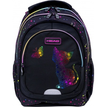 HEAD Ученическа раница, Head, Златен ефект коте, AB330, 39 x 28 x 15 см