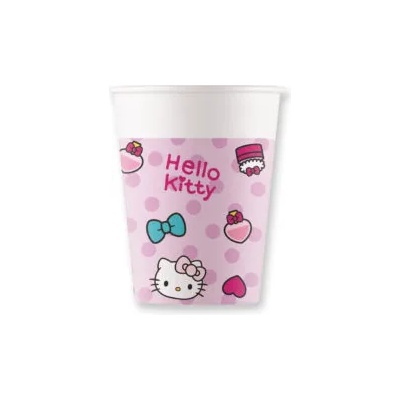 Procos Хартиени чаши Hello Kitty 200 мл 8 бр