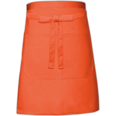 Link Kitchen Wear Pekařská zástěra s kapsou X964T Orange 90x50cm