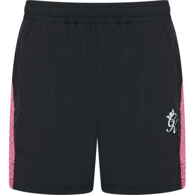 Gym King Къси панталони Gym King Mens Energy Space Dye Performance Gym Shorts - BlackHot Pink