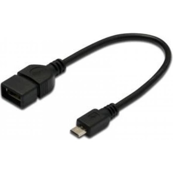 Digitus AK-300309-002-S USB 2.0, OTG, USB A(F)/ MicroB, 0,2m