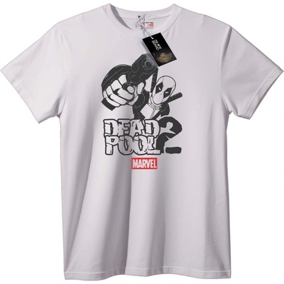NOONEBRAND Тениска Deadpool 2 Marvel - 5XL, White