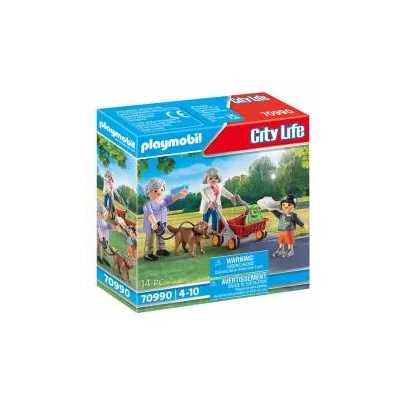 PLAYMOBIL Детски комплект Playmobil, Баба и дядо с дете, 2970990