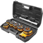 TOLSEN Винторезка ръчна с 6 глави 1/4", 3/8", 1/2", 3/4", 1", 1-1/4" tolsen 9 части (ТЛС33011)