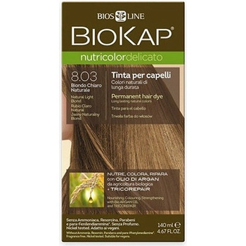 Biosline Biokap farba na vlasy 8.03 Blond přírodní světlá 140 ml