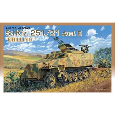 Dragon Model Kit military 6217 Sd.Kfz.Ausf.D DRILLING251:21 1:35