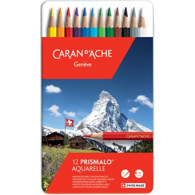Caran d'Ache Prismalo Aquarelle 12 farieb 999.312