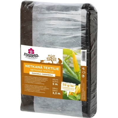 Neotex netkaná textília Rosteto čiernobiely 50g 5 x 3,2 m