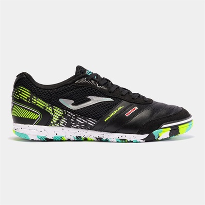 Joma Футболни обувки Joma Mundial Leather Indoor Football Trainers - Black/Yellow