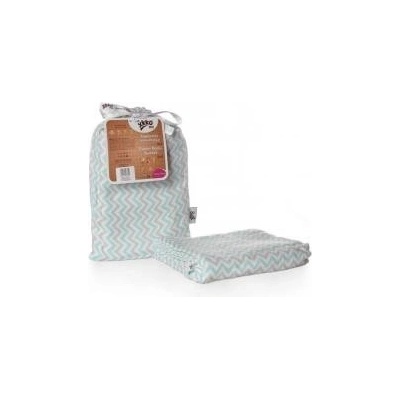 XKKO BMB zavinovačka Scandinavian Baby Mint Chevron