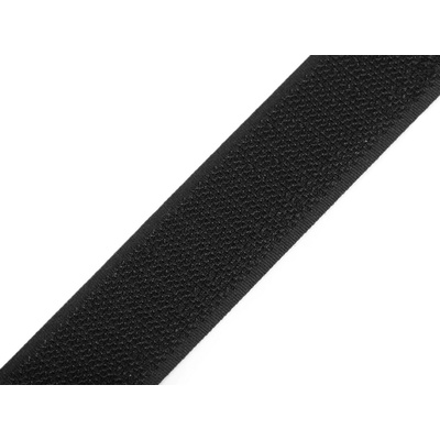 Suchý zip háček šíře 25 mm Varianta: černá, Balení: 1 m