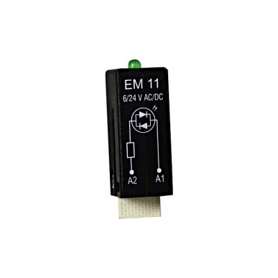 Modul pro relé Schrack PT 6 - 24V AC/DC YMLGA024 se zelenou LED