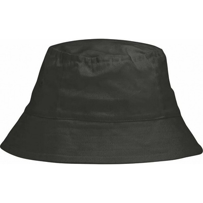 Neutral Klobouček Bucket z organické bavlny a větracími očky šedá uhlová