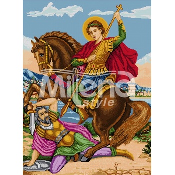 Milena Style Свети Димитър - гоблен със схема конци dmc 1: 1