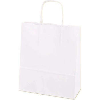 Бяла хартиена чанта ep 210 25бр (е-3452)