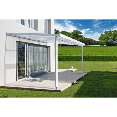 Gutta Terrassendach Premium, 7,12 x 5,06 m bílá, Akryl 16 mm čirá