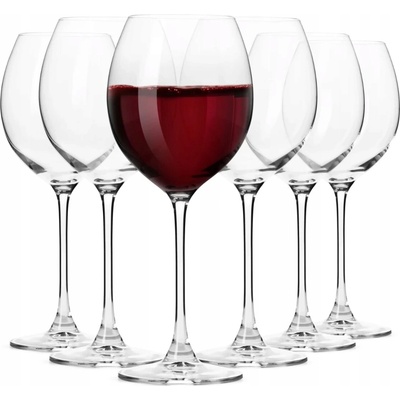 Krosno Skleničky na červené víno Venezia bezbarvé 6 x 380 ml