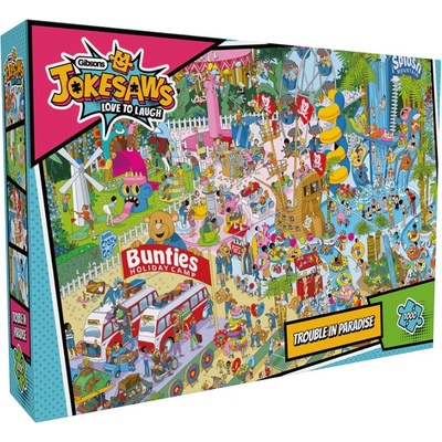 Gibsons Пъзел Gibsons от 1000 части - Проблеми в рая (G7143)