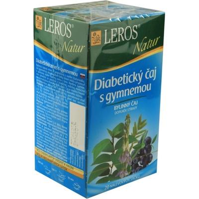 Leros Natur Glukoherbal s gymnemou čaj sáčkový 20 x 1 g
