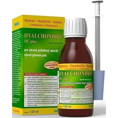 Hyalchondro DC plus výživový doplnok na kĺby pre psov 120 ml