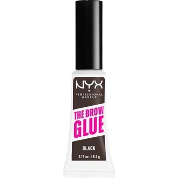 NYX Professional Makeup The Brow Glue Instant Brow Styler tónovací gel na obočí s extrémní fixací 05 Black 5 g