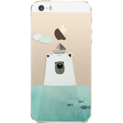 iSaprio - Apple iPhone 5 / 5S / SE - Bear With Boat
