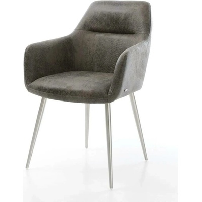 Delife Pejo-Flex mikrovlákno šedá antik zúžená nerezová ocel taštičkové pružiny