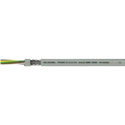 Helu 16475-500 dátový kábel LiYCY 2 x 1 mm² sivá 500 m